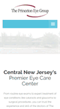 Mobile Screenshot of princetoneyegroup.com